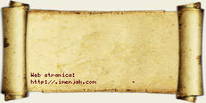 Jaroslav Bzenić vizit kartica